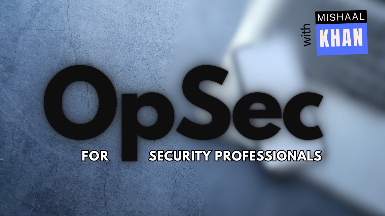 Just Hacking Training (JHT) - OpSec - Privacy for Security Professionals